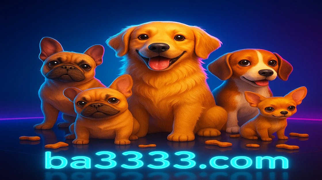 ba333 গেমিং প্ল্যাটফর্মে দ্য ডগ হাউস মেগাওয়ে নামে বন্ধুত্বপূর্ণ কুকুর-দলটি খেলার জন্য প্রস্তুত। পাঁচটি আলাদা কুকুর প্রজাতি বড় স্কোর পাওয়ার সুযোগের জন্য প্রস্তুত।